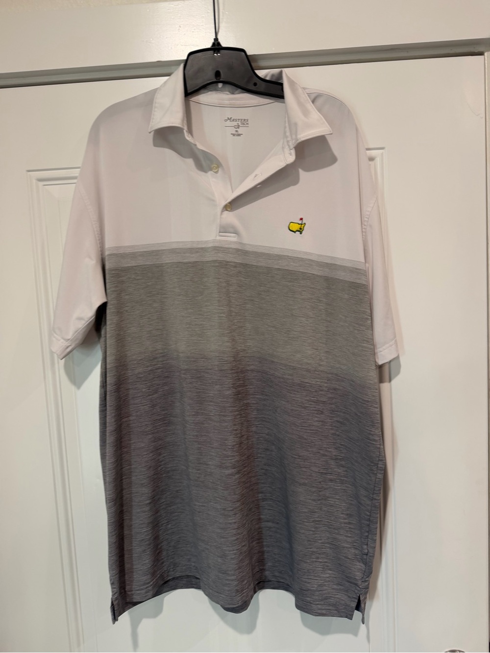 Men’s Masters  Gray & White Polo Shirt